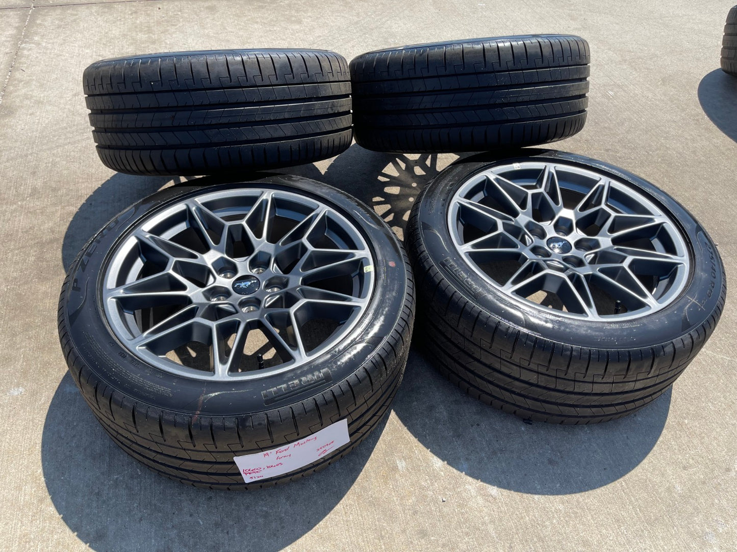19" Ford Mustang GT Track Pack OEM 10600 wheels rims 2025 2026 NEW