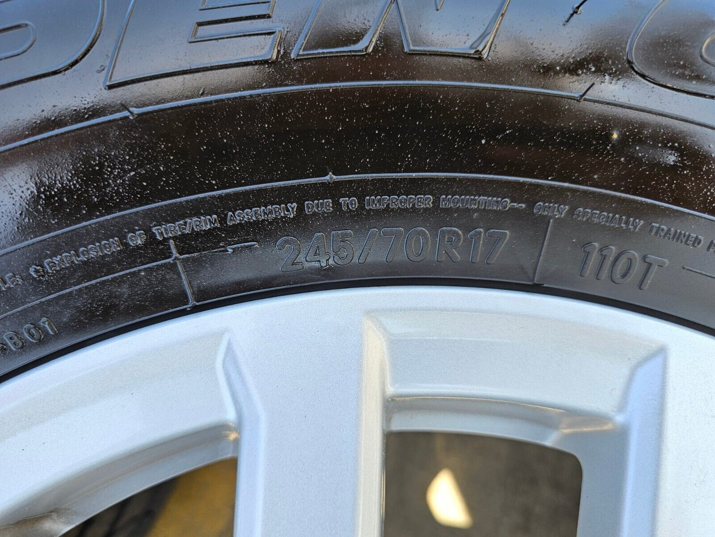 17" Toyota Tacoma 4Runner TRD OEM wheels rims tires 2024 2025