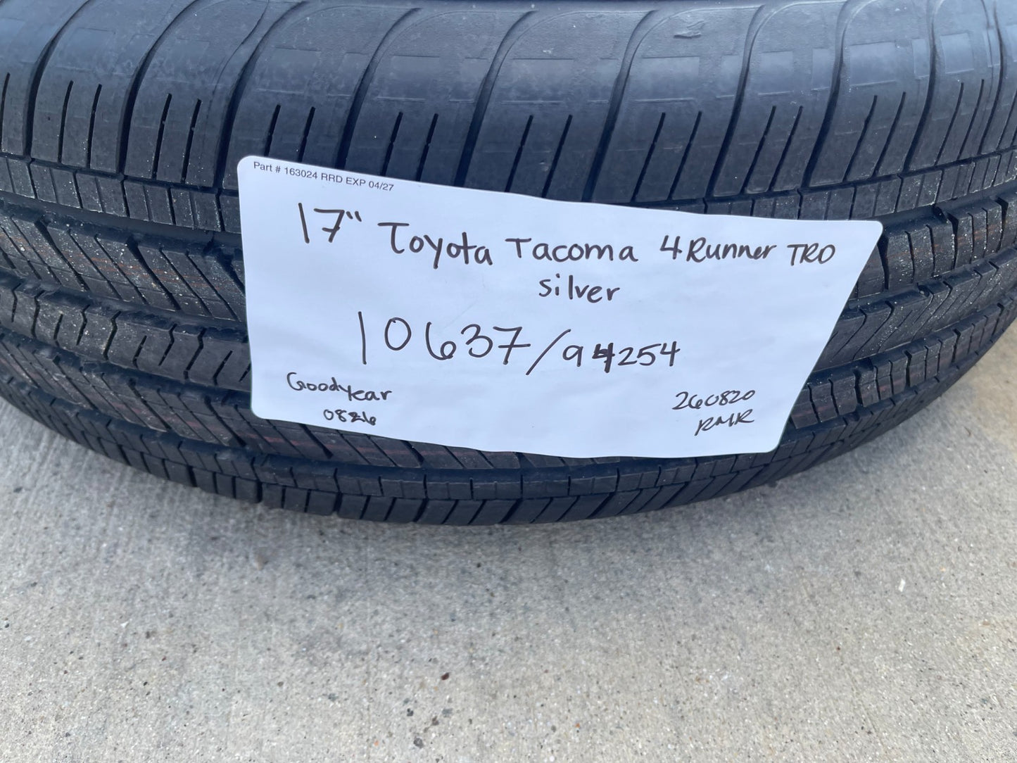 17" Toyota Tacoma 4Runner TRD OEM 10637 94254 wheels rims SET MONSTER DISCOUNT