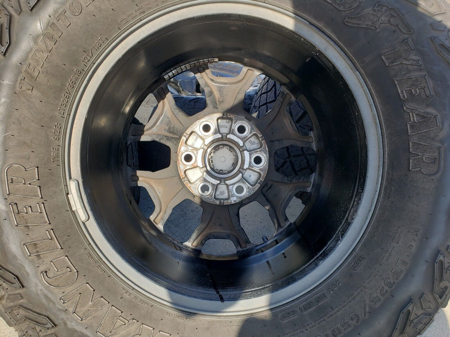 18" Dodge Ram 1500 TRX Black OEM 66002 wheels rims 35" tires 2021 2022 2023 2024