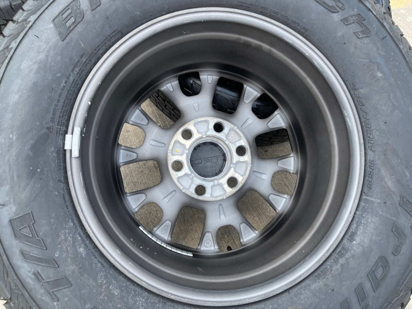 17" Toyota Tacoma 4Runner TRD OEM 42611 95893 10638 wheels rims 2025 BFG NEW