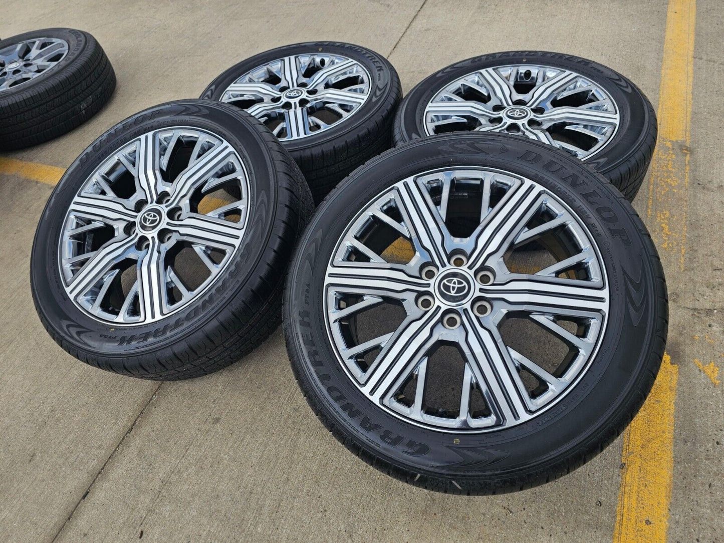 22" Toyota Tundra CAPSTONE OEM wheels rims 75282 95457 Sequoia 2024 2025 NEW