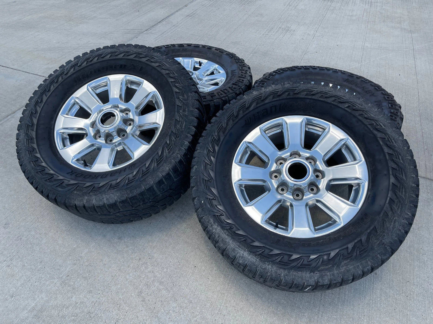 20" Ford F-250 Limited Lariat OEM 10102 rims wheels tires 37"