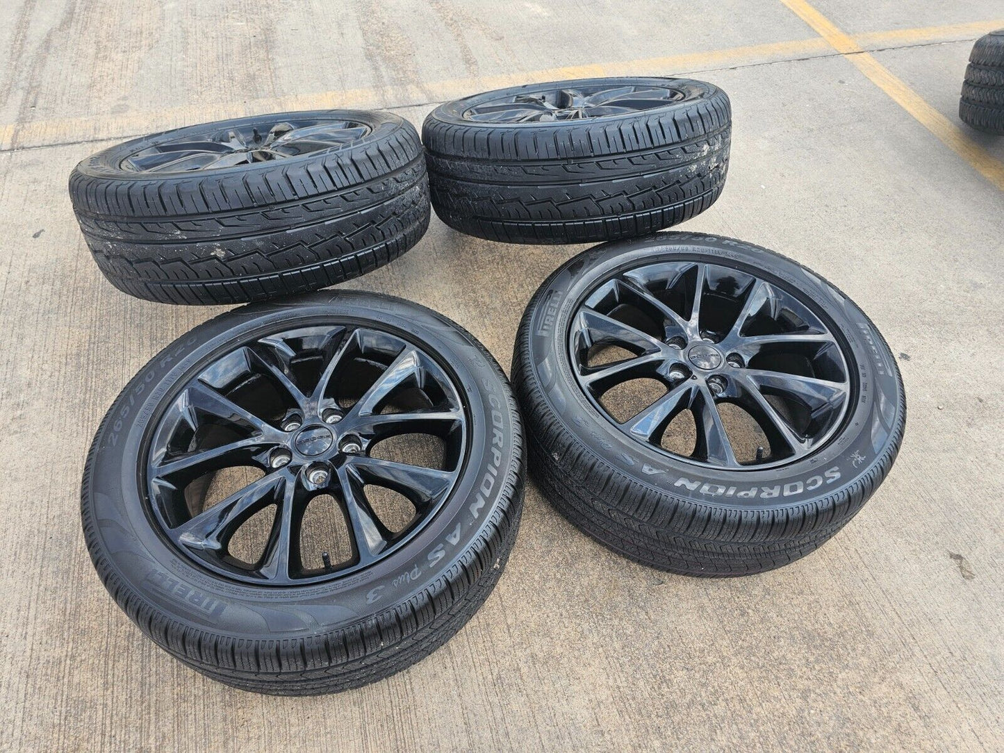20" Dodge Durango Jeep Grand Cherokee OEM wheels rims 2496 tires