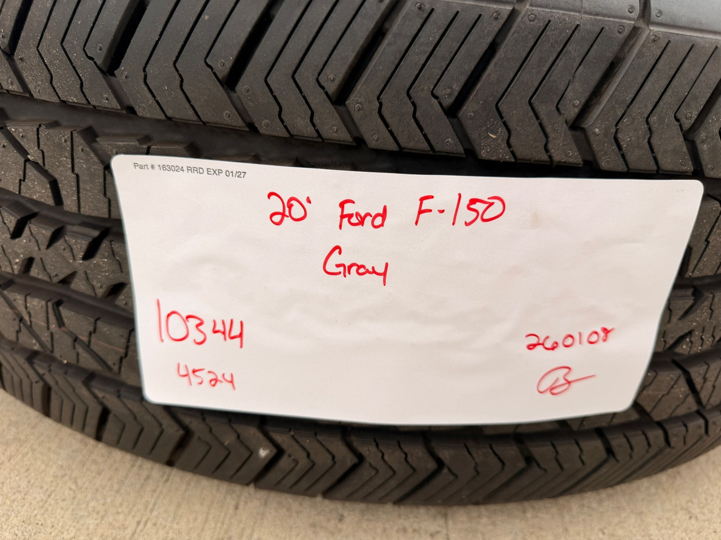 20" Ford F-150 FX-4 PLATINUM OEM rims wheels 10344 Expedition HANKOOK A/T2 NEW
