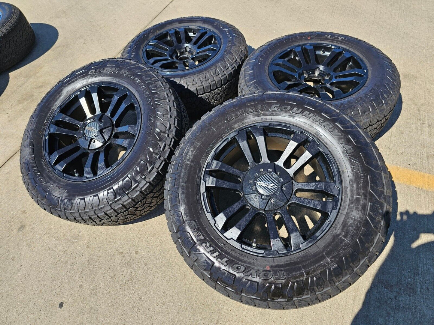 18x9 MB TKO wheels rims F-150 Chevy RAM 1500 Tacoma 6x139 6x135