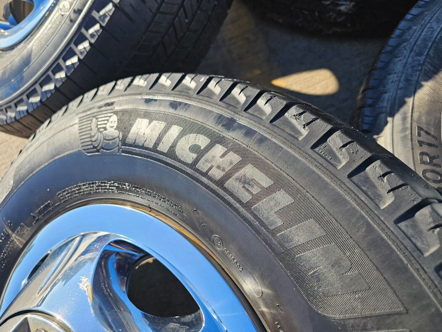 17" Chevy Silverado GMC Sierra 3500 Dually simulator rims wheels OEM 8094 tires
