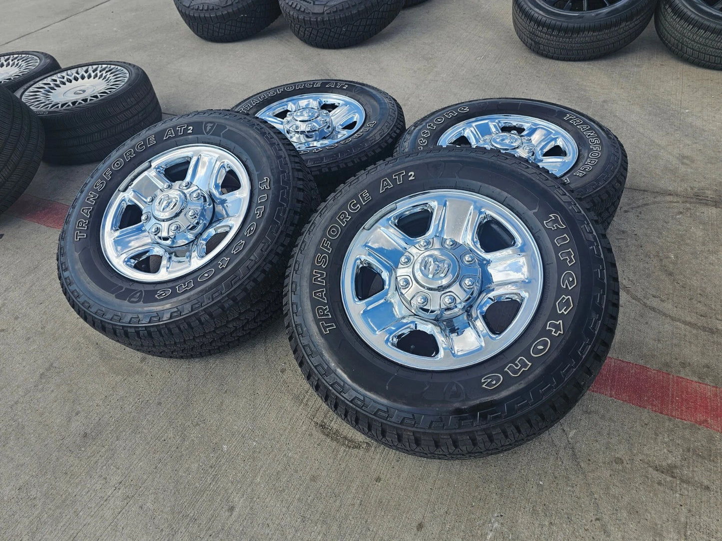 18" Dodge Ram 2500 3500 STEEL chrome OEM 2473 wheels rims 2021 2022 2023 2024