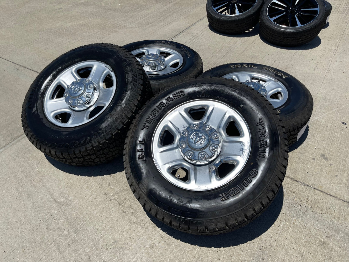 18" Dodge Ram 2500 3500 STEEL chrome OEM 2473 wheels rims tires