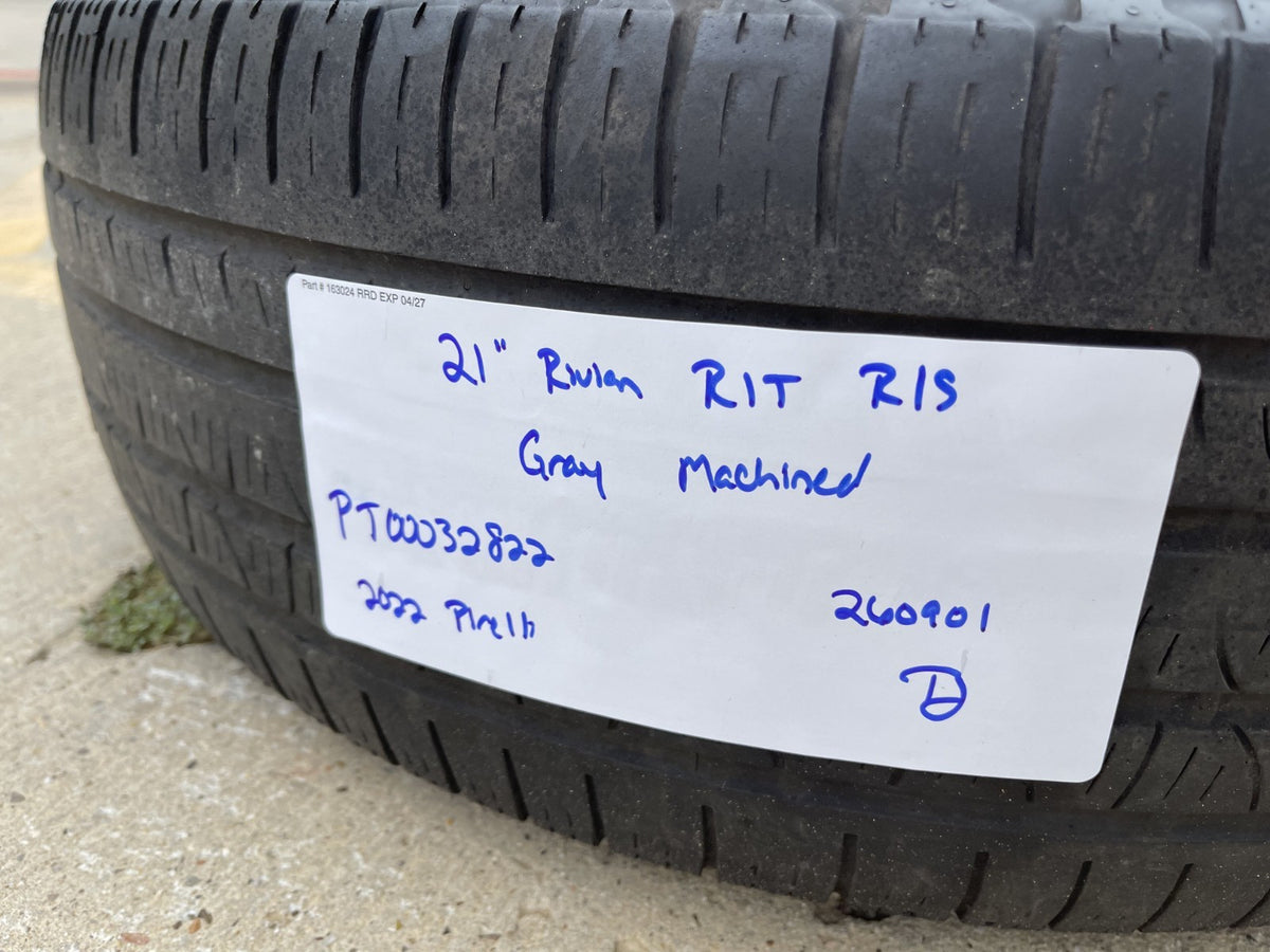 (1) 21" Rivian R1T R1S OEM wheel rim tire spare 2022 2023 2024 2025 2026 2027