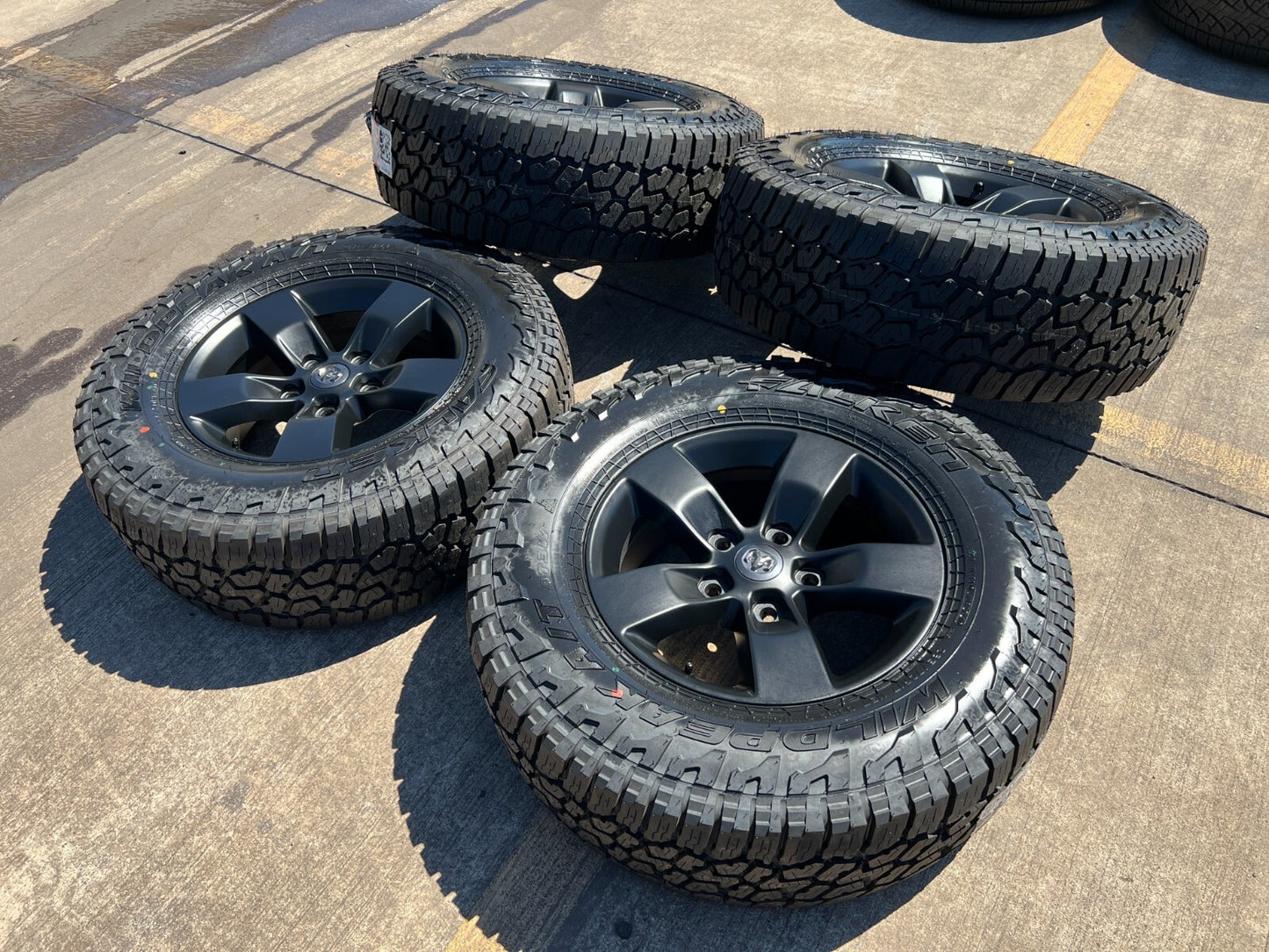 17" Dodge Ram 1500 OEM REBEL wheels rims A/T3 tires 2448 5x139 5x5.5 NEW
