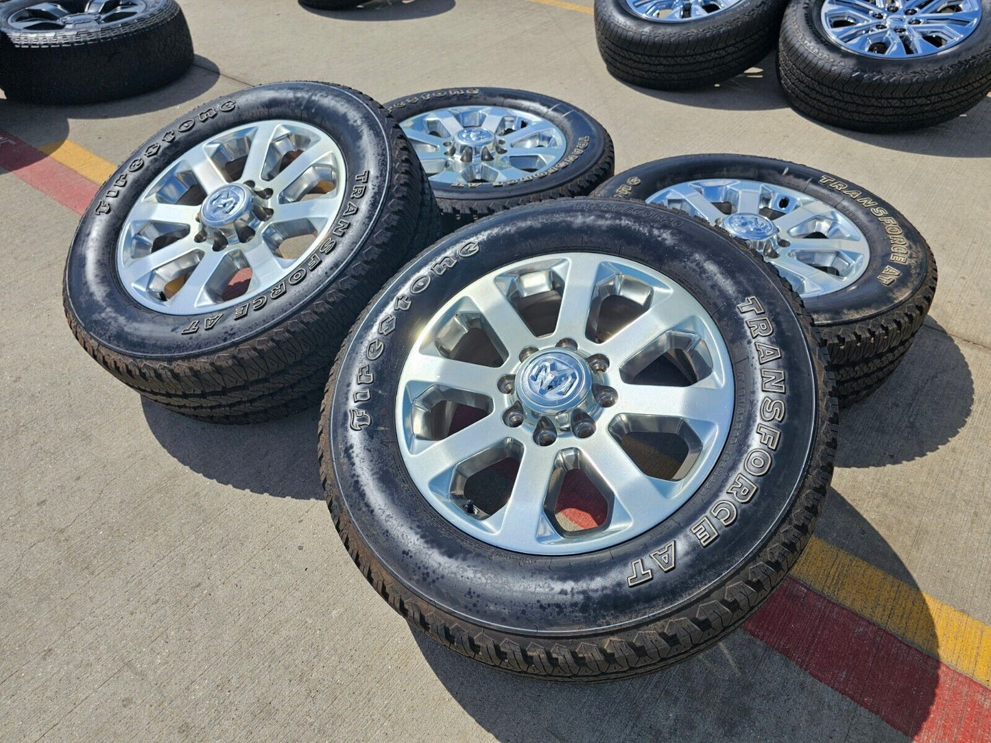 20" Dodge Ram 2500 3500 LARAMIE OEM 2700 wheels rims A/T tires 2023 2024 NEW