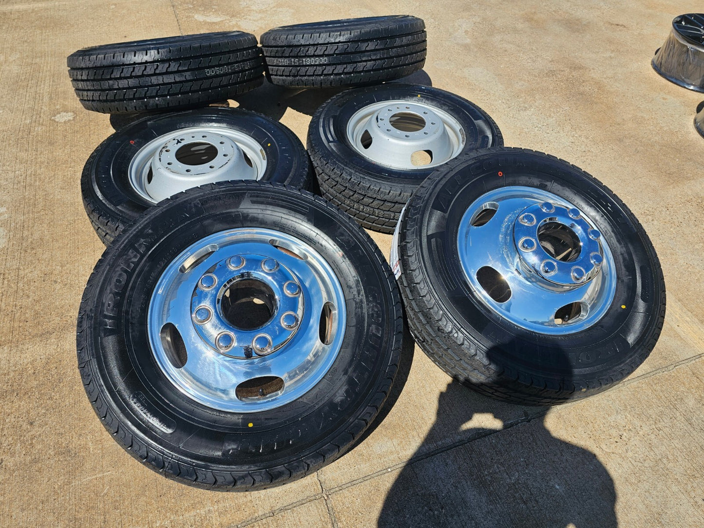 17" Ford F-350 Dually OEM rims wheels 3618 3619 99016 tires IRONMAN NEW