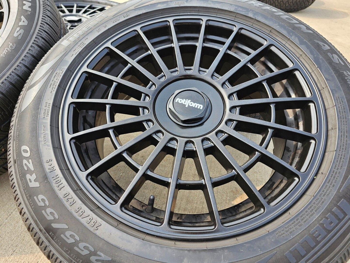 20x8.5 Rotiform LAS-R wheels rims tires 5x114 5x4.5 Camry Sienna Rav4 Charger