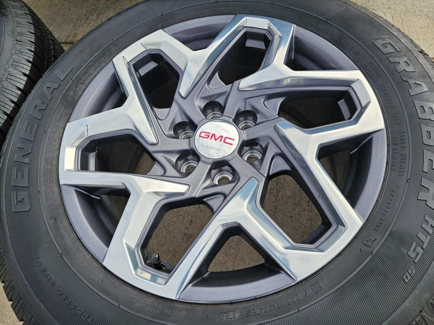 20" GMC Sierra Yukon AT4 Tahoe Silverado OEM wheels rims tires 2022 2023 2024