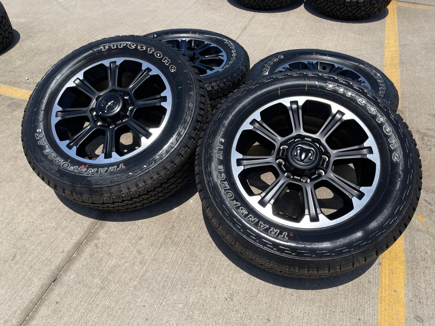 20" Dodge Ram 2500 3500 LARAMIE OEM wheels rims A/T tires 2025 2026 NEW