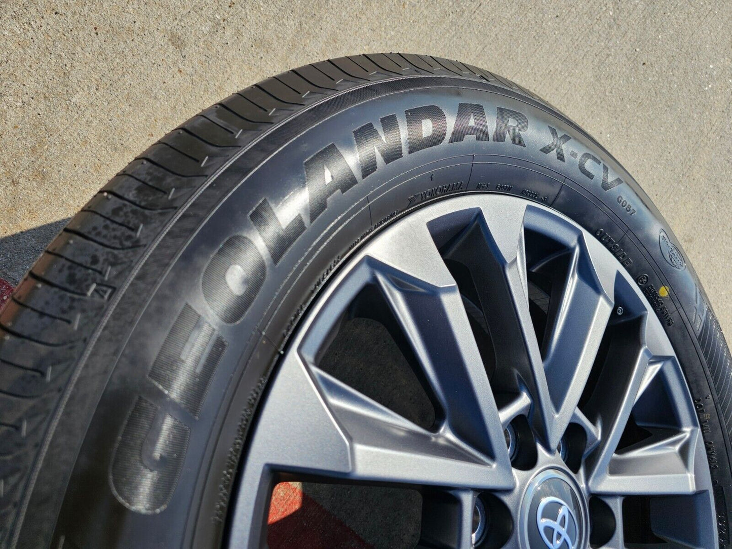 20" Toyota Land Cruiser OEM wheels rims tires Tundra Sequoia 2023 2024 2025 NEW
