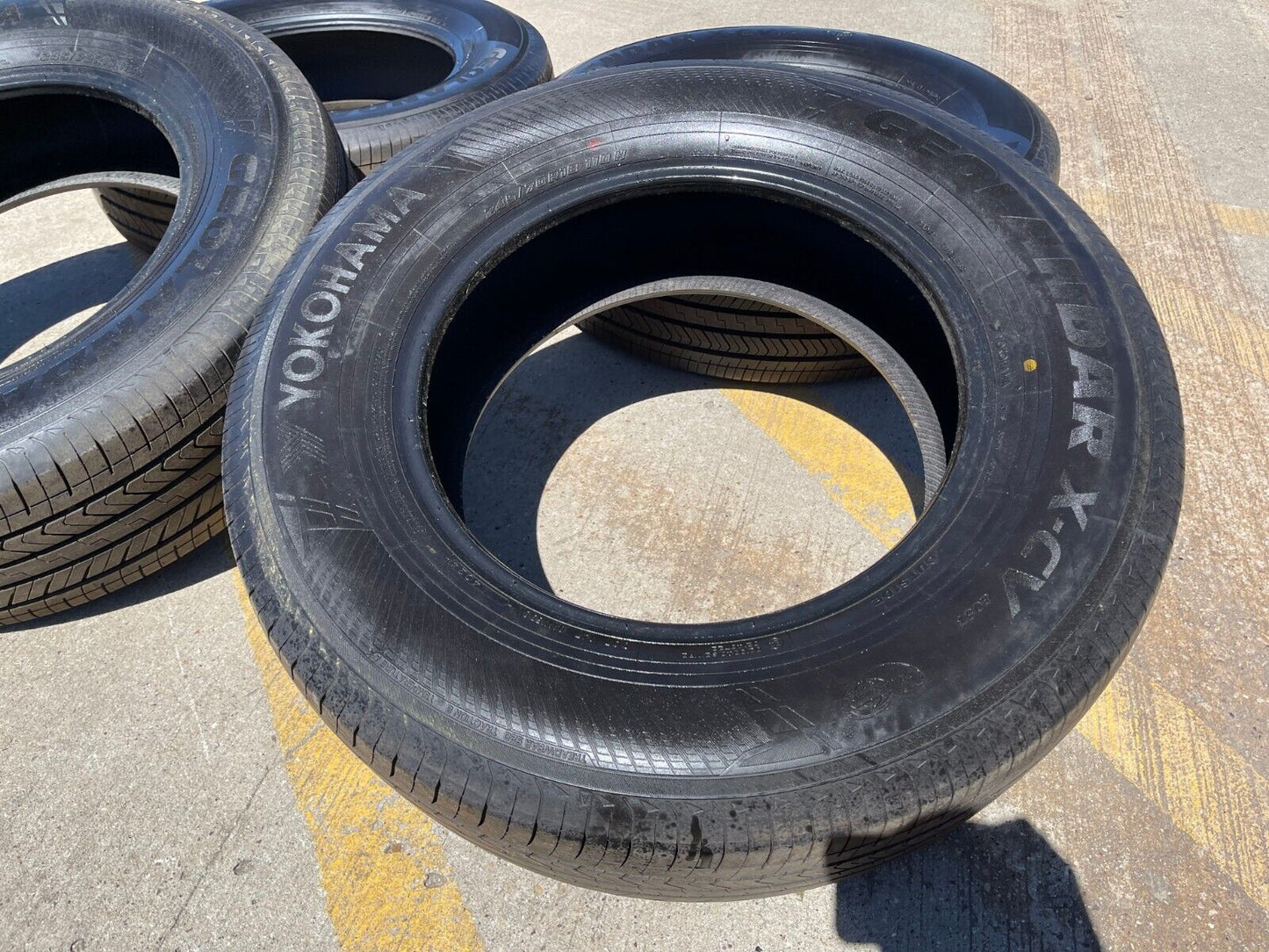 (4) 245/70/18 Yokohama Geolander X-CV tires NEW Sierra Tundra Silverado