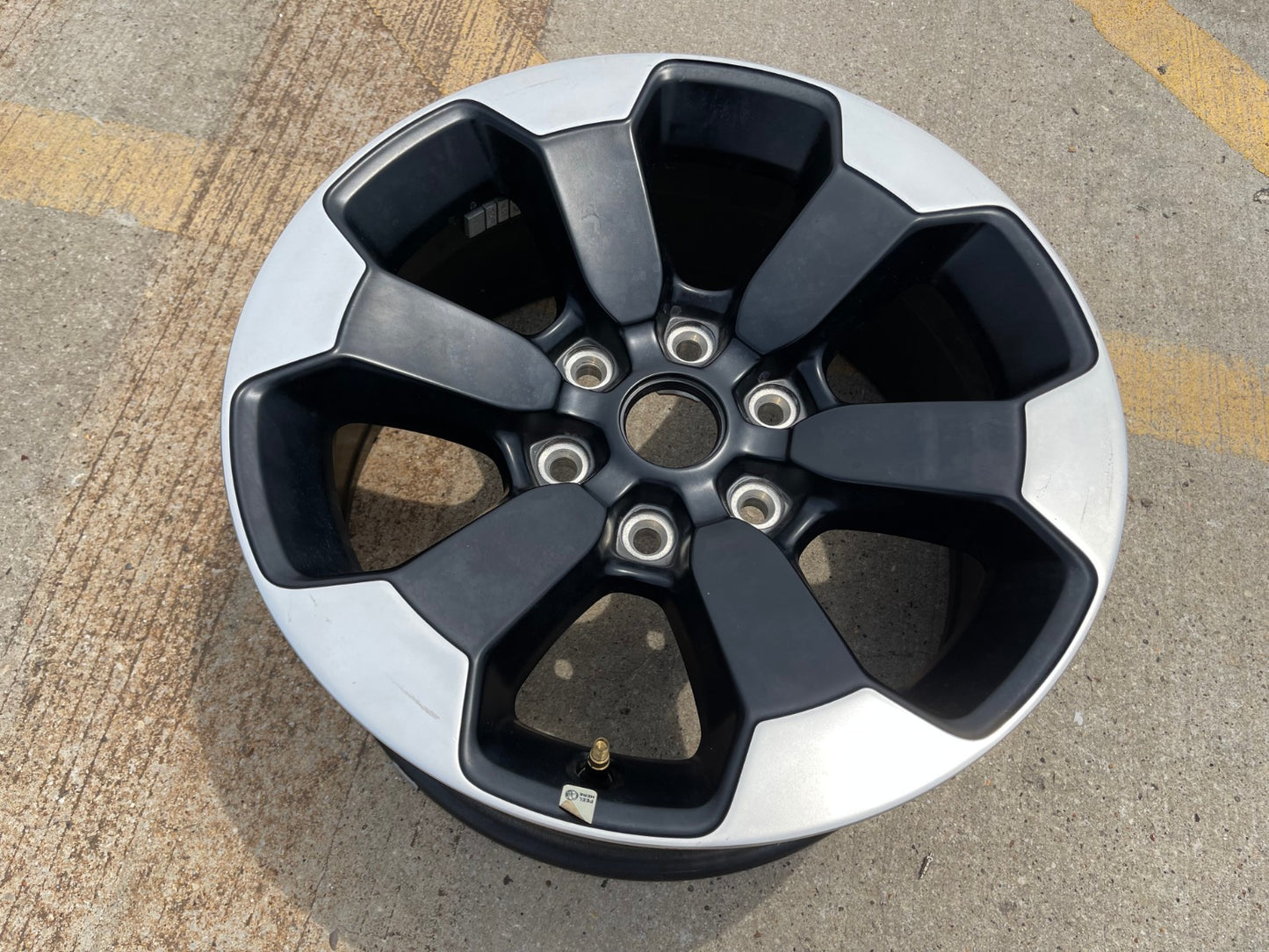 18" Dodge Ram 1500 OEM Rebel black wheel rim 2671 spare 2021 2022 2023 2024 2025
