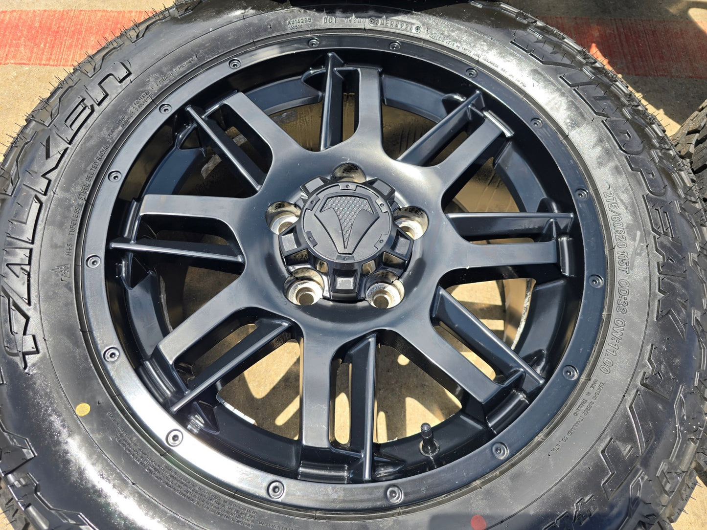 20" Toyota Tundra TSS TRD T Force OEM wheels rims 5x150 FALKEN WILDPEAK AT4