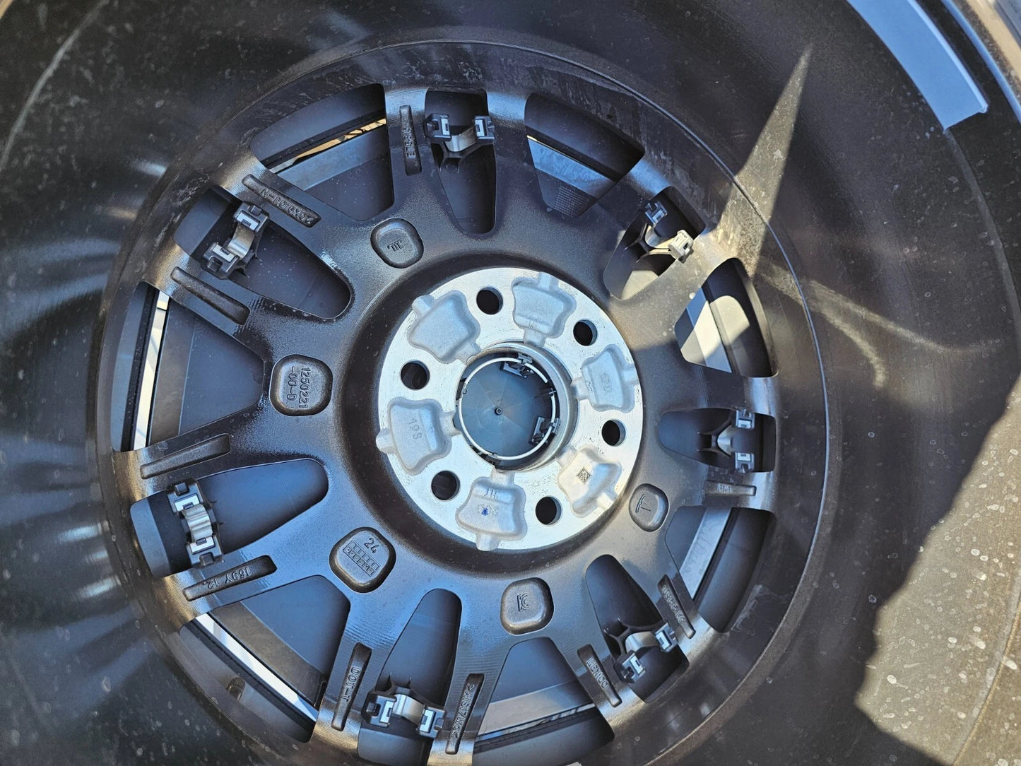 (1) 20" Tesla Cyber Truck OEM black wheelsrim tire 2024 2025 Cybertruck NEW