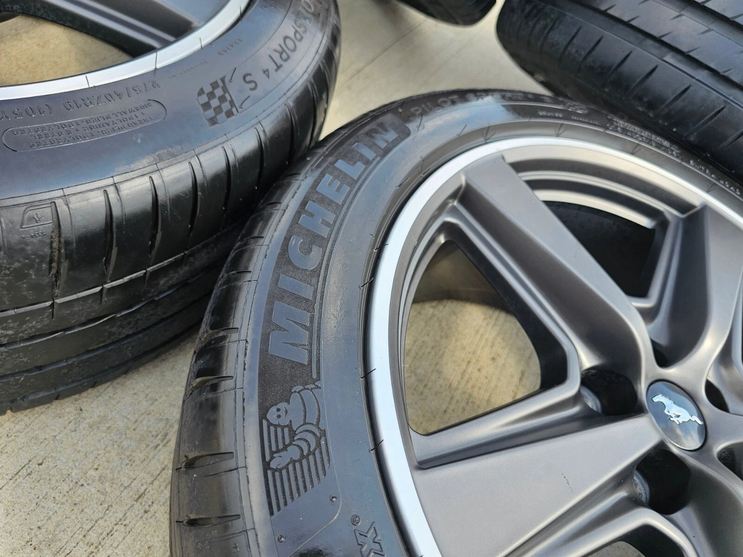 19" Ford Mustang GT Performance OEM wheels rims Mach 1 MICHELIN NEW