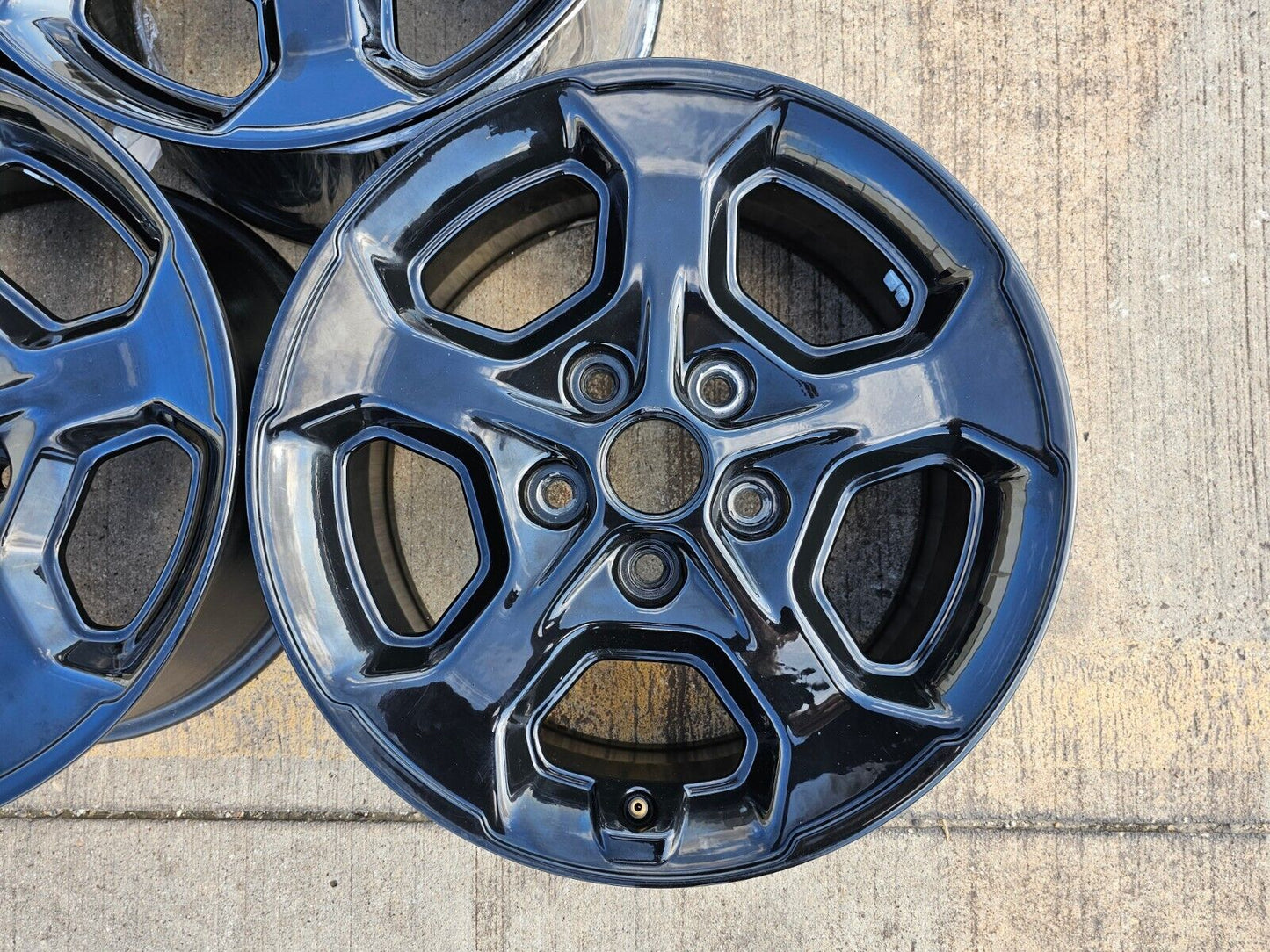 17" Jeep Wrangler Gladiator Rubicon OEM 9236 wheels rims 2021 2022 2023 2024 NEW