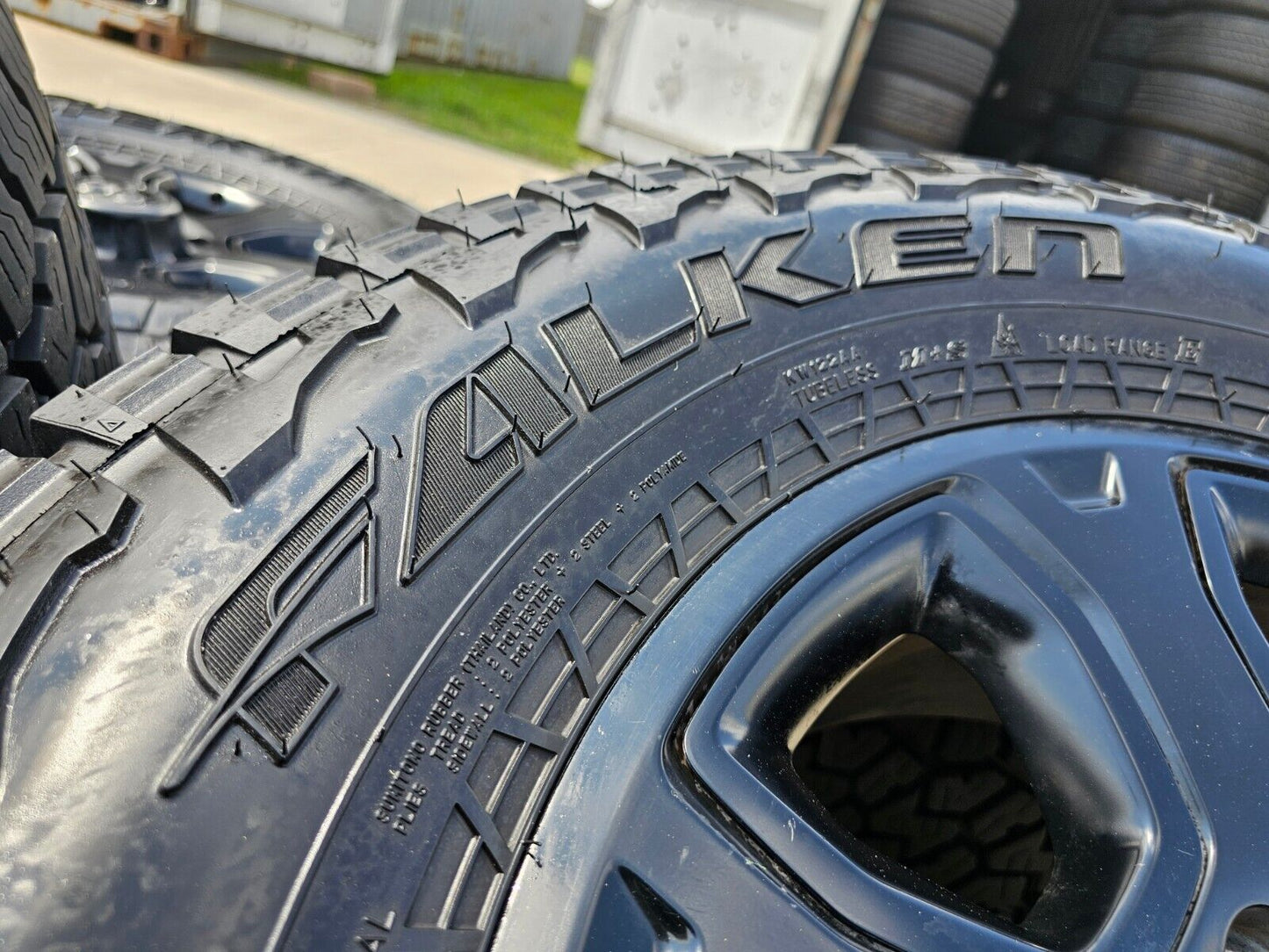 20" Dodge Ram 2500 3500 OEM 2477 wheels rims 2017 2018 2021 2022 2023 FALKEN 37"