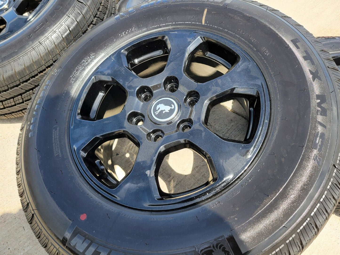 17" Ford Bronco wheels rims tires black Ranger 6x139 2021 2022 2023 2024 NEW
