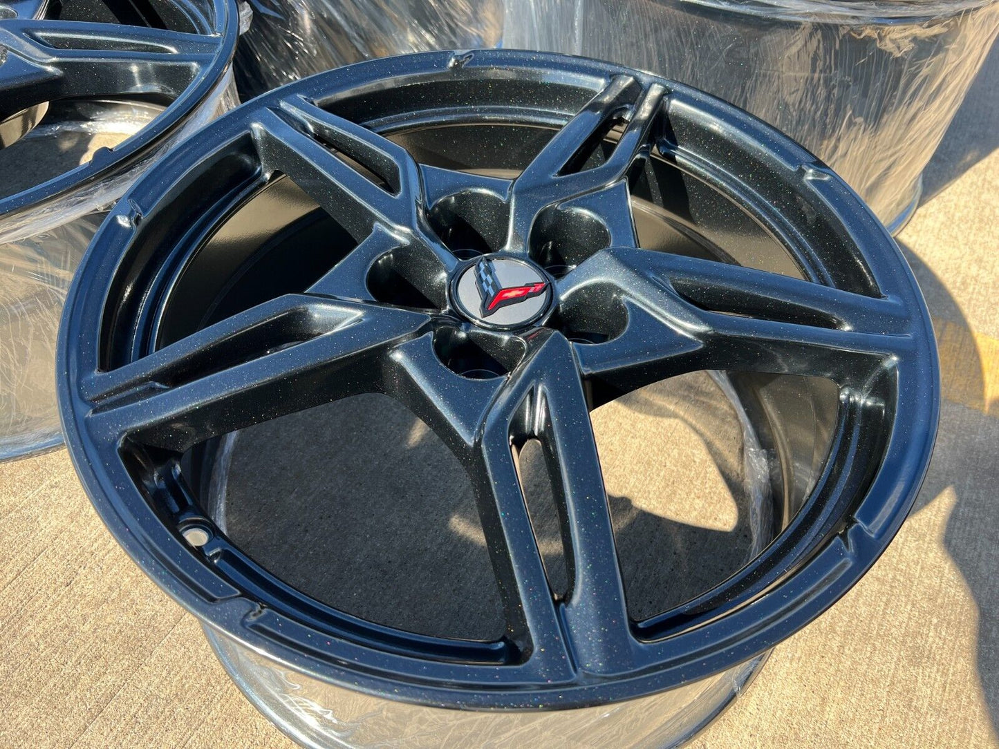 19" + 20" Chevy Corvette C8 OEM wheels rims 14009 200268 2022 2023 2024 2025 NEW