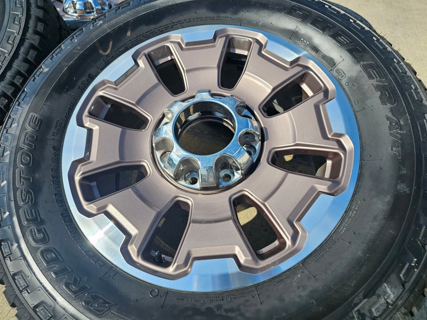 20" Ford F-250 F-350 OEM KING RANCH tan wheels rims 10487 2024 2025 NEW