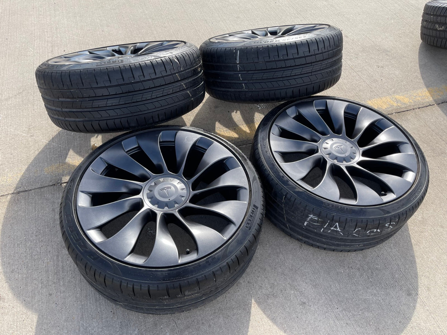 20" Tesla Model 3 OEM Uberturbine wheels rims tires 2021 2022 2023 2024 2025