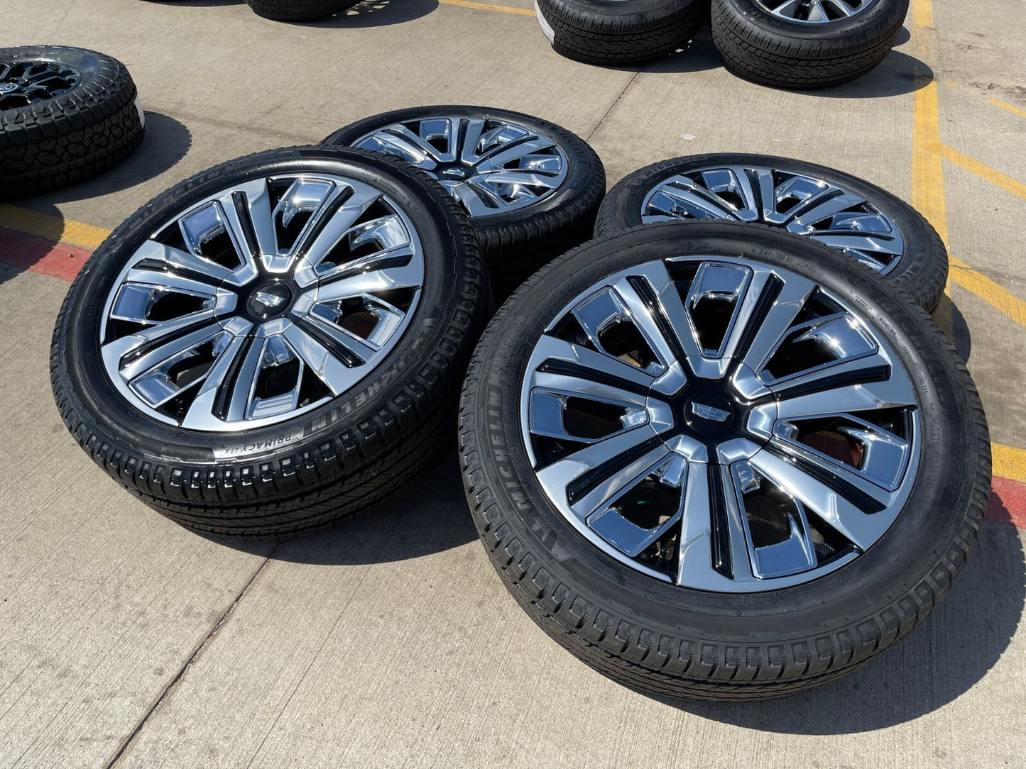 24" Cadillac Escalade IQ PLATINUM EV OEM 8x165 wheels rims Hummer 2500 2025 NEW