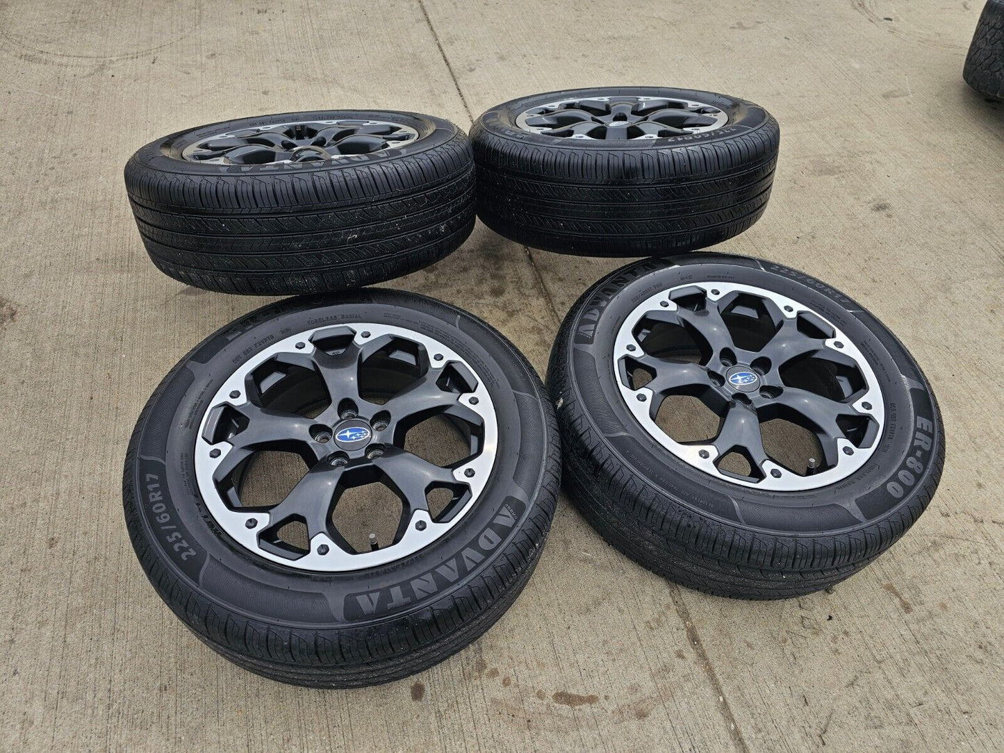 17" Subaru XV Crosstrek OEM wheels rims tires 2022 2023 2024 2025
