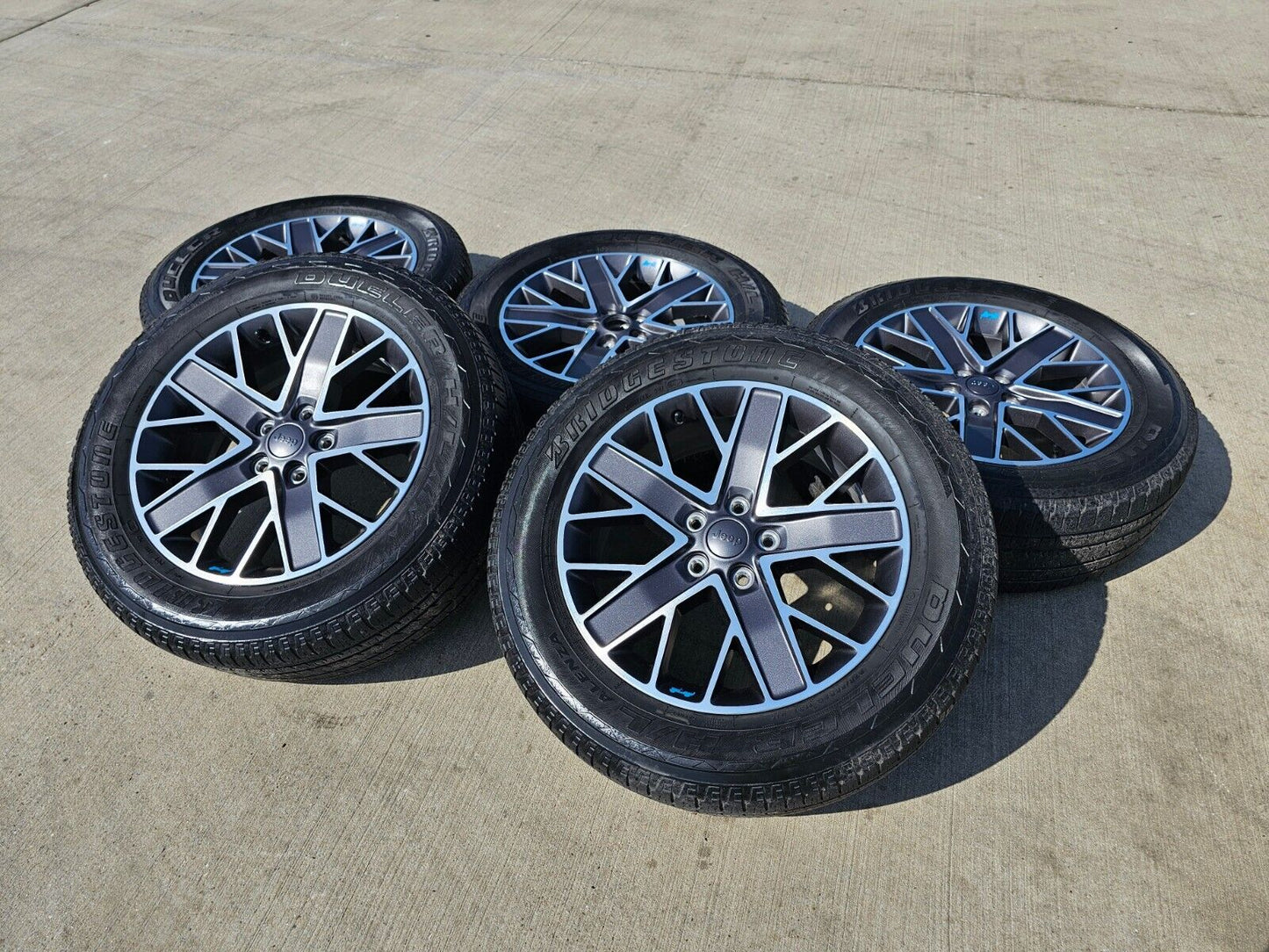 20" Jeep Wrangler EV 4XE Rubicon OEM 9276 wheels rims Gladiator 2022 2023 2024