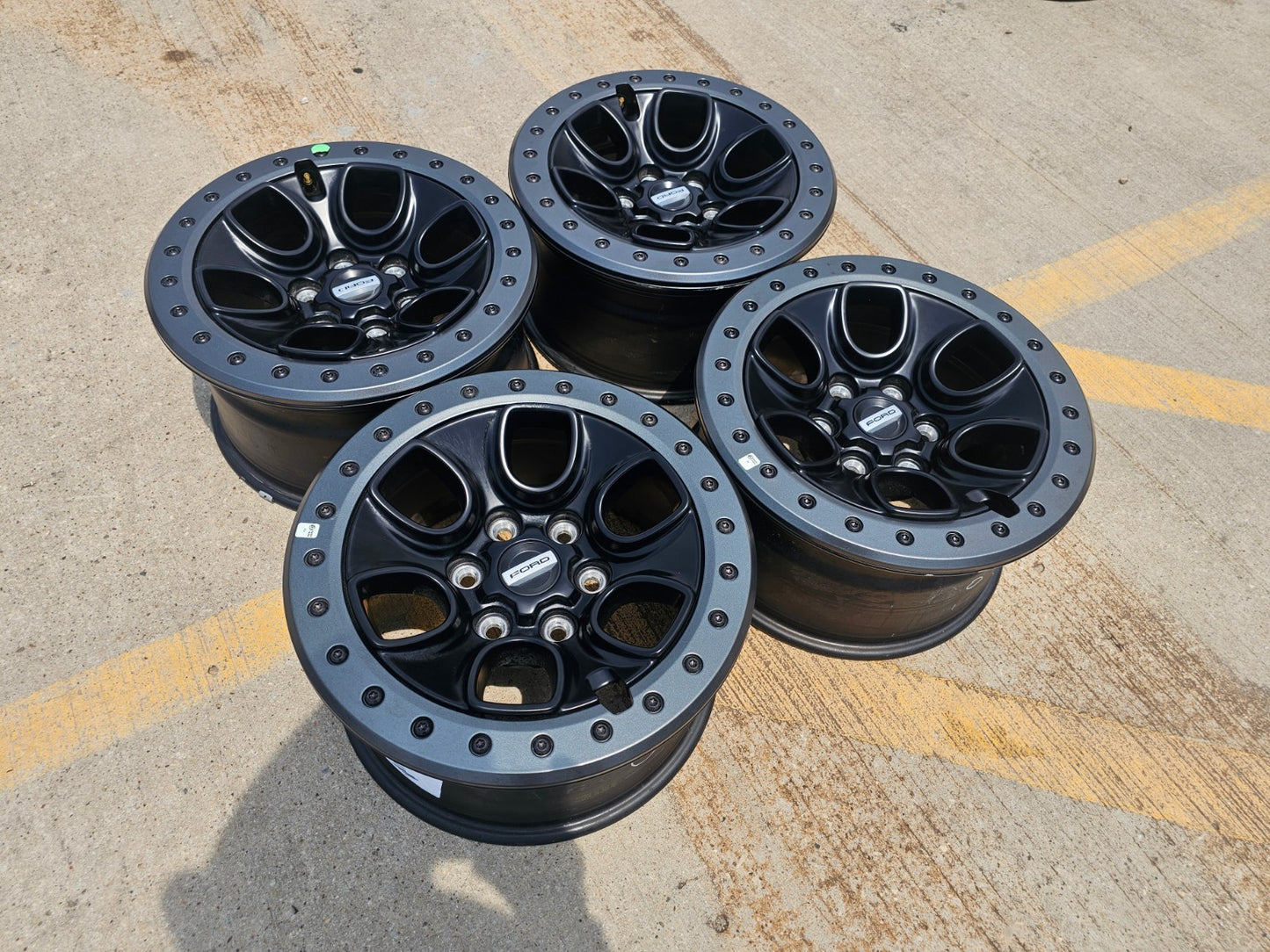 17" Ford F-150 Raptor OEM BEADLOCK rims wheels 10459 95210 NEW