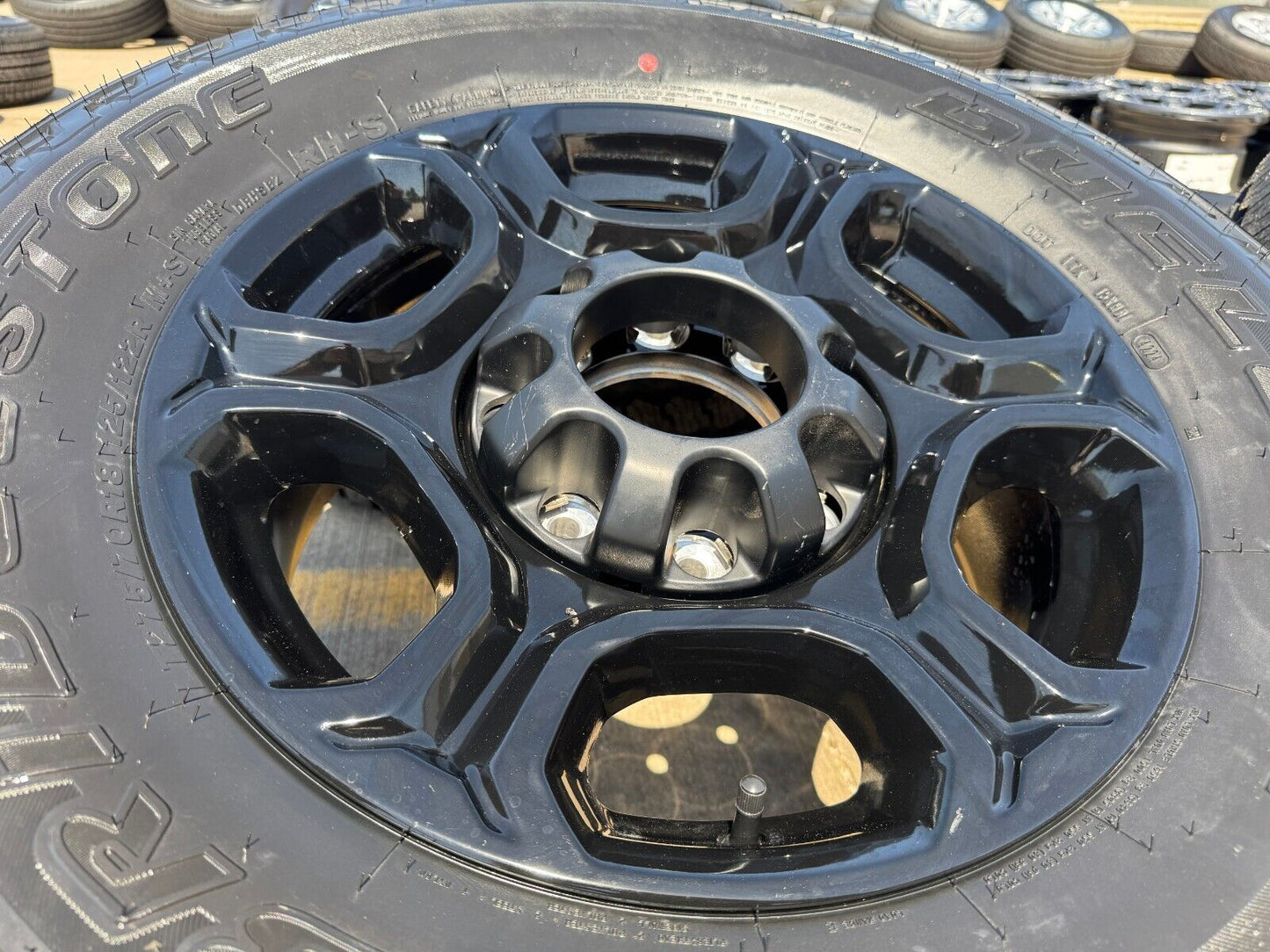 18" Ford F-250 F-350 Lariat FX-4 OEM 10479 black wheels tires 2023 2024 2025 NEW