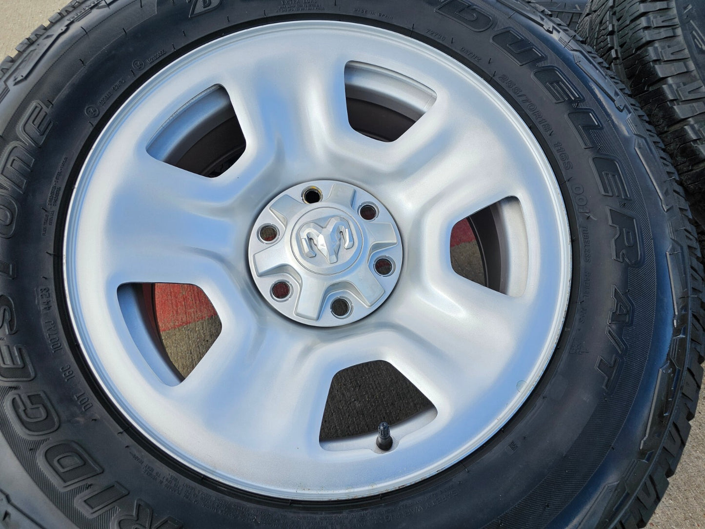 18" Dodge Ram 1500 OEM wheels rims tires BRIDGESTONE DUELER A/T NEW
