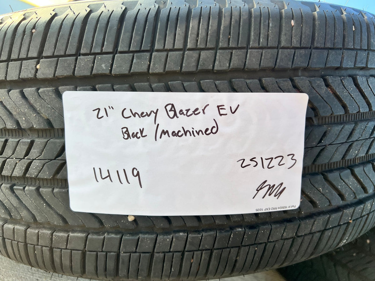 21" Chevy Blazer SS EV OEM 14119 wheels rims 2024 2025 2026 2027 BRIDGESTONE NEW