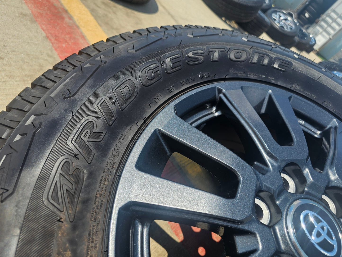 18" Toyota Land Cruiser OEM wheels rims tires Tundra Sequoia NEW BRIDGESTONE