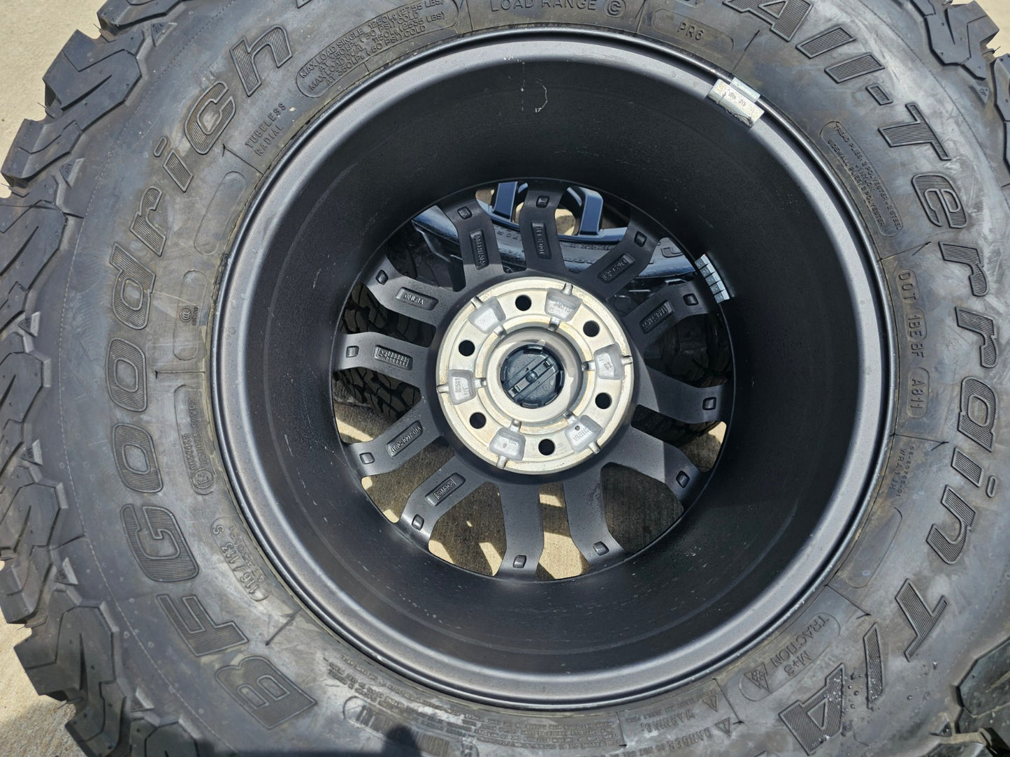 17" Ford Ranger Raptor wheels rims Bronco 2023 2024 2025 2026 NEW BFG KO2 A/T