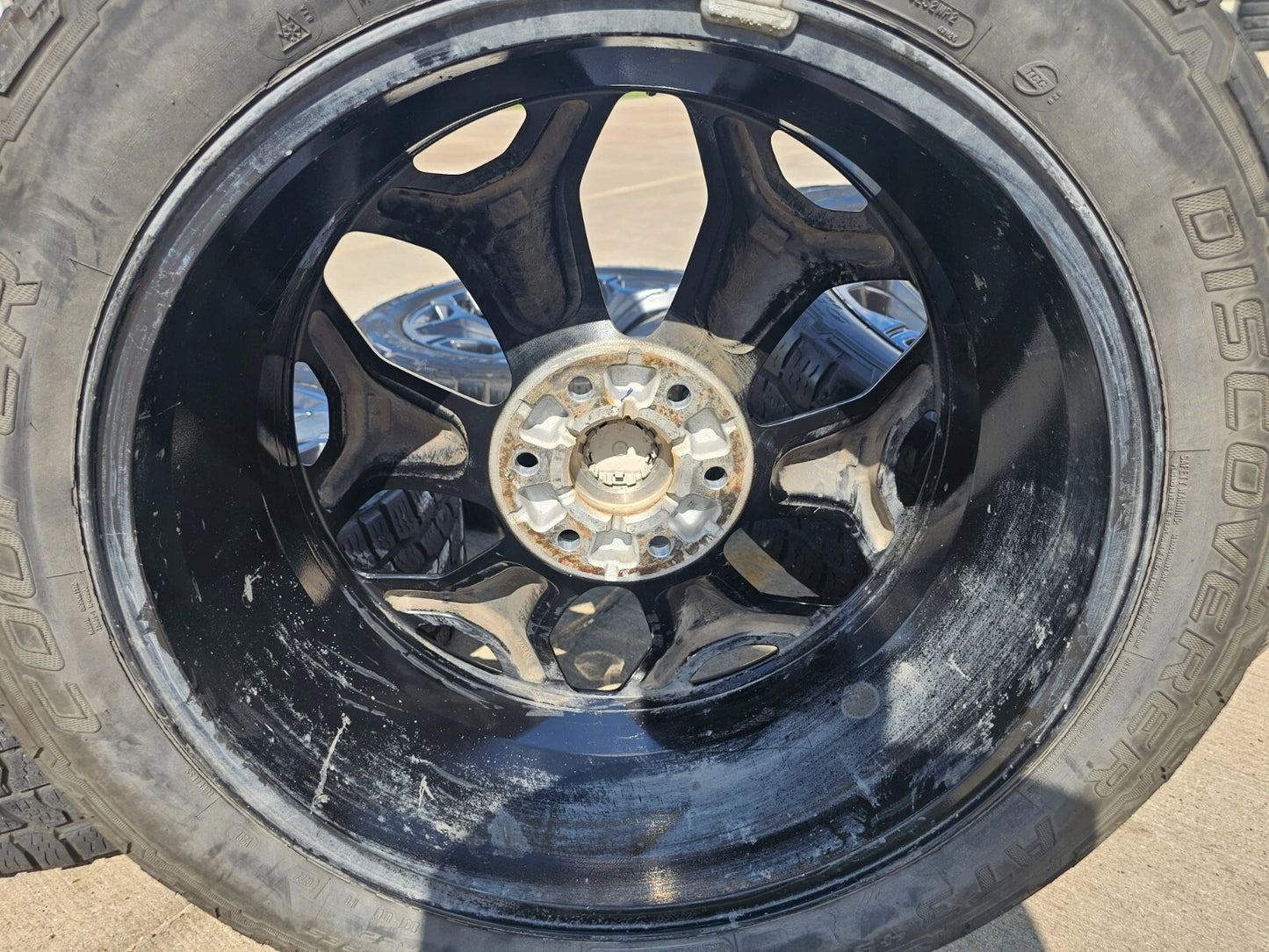 22" Dodge Ram 1500 OEM Laramie wheels LIMITED Gray 2685 2727 tires