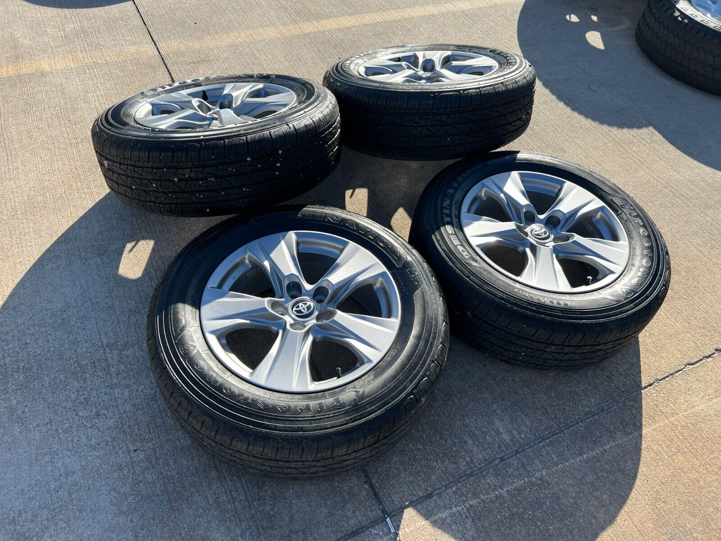 17" Toyota RAV4 OEM wheels rims 75240 Sienna CH-R tires NEW