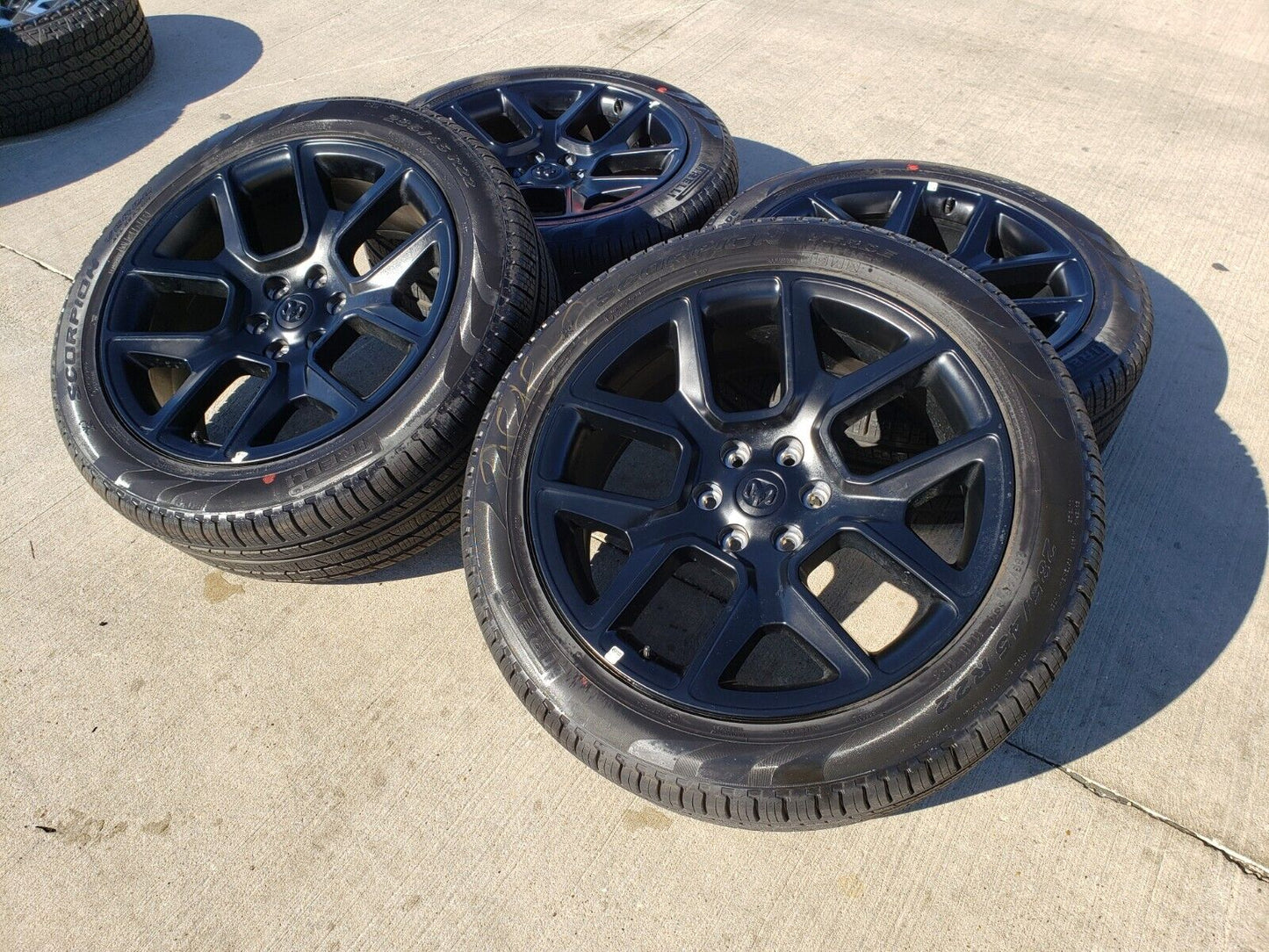 22" Dodge Ram 1500 OEM LIMITED Laramie 2684 2725 wheels rims 2023 2024 2025 NEW