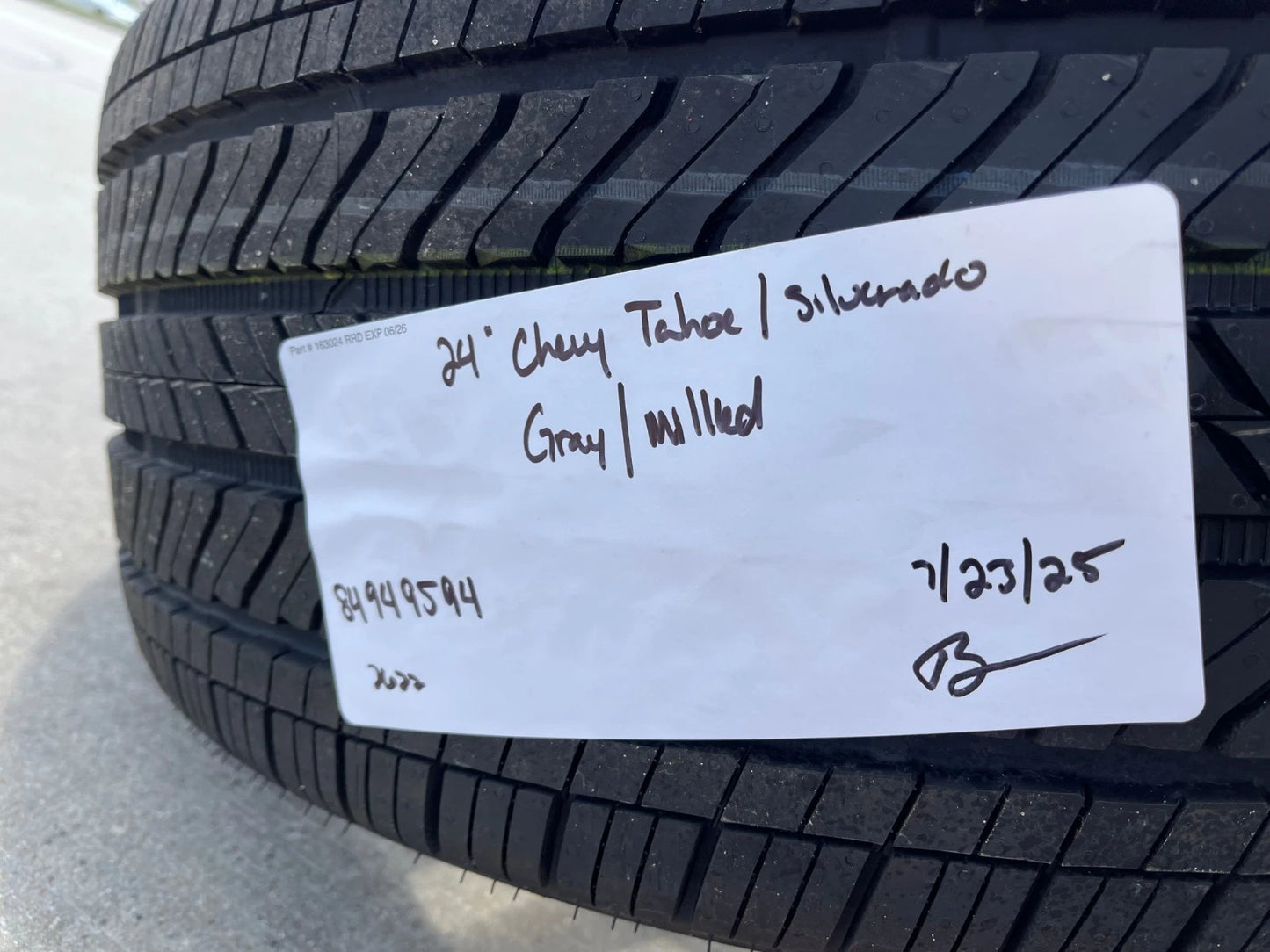 24" Chevy Tahoe LTZ GMC Yukon Sierra Denali OEM wheels rims tires 2025 2026 NEW