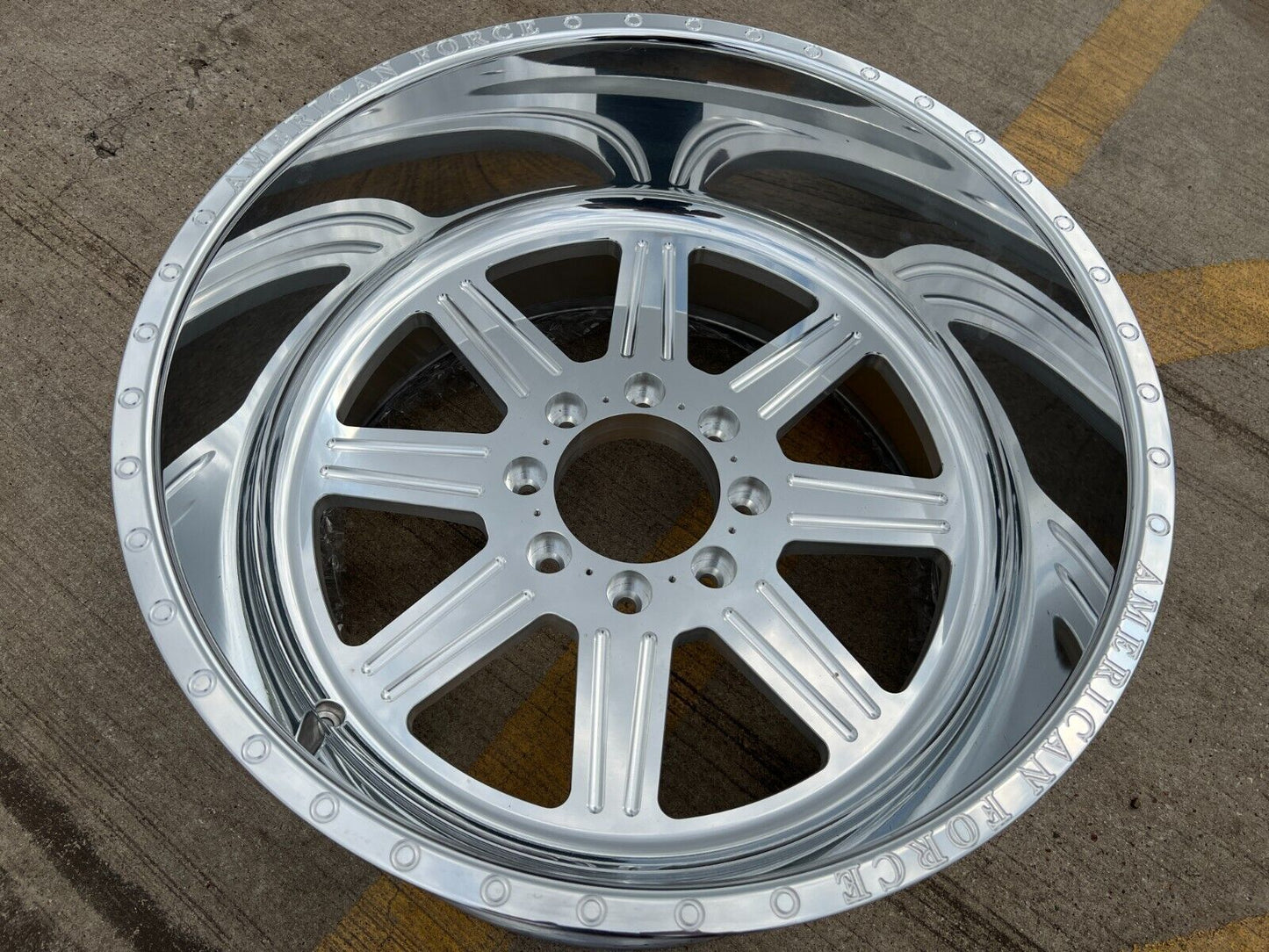 22x12 American Force G55 Tempo SS Polished Ram 2500 3500 wheel rim 8x165 NEW