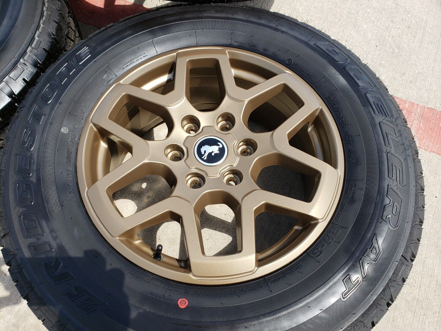 18" Ford Bronco BRONZE wheels rims tires 95213 Ranger tires 2022 2023 2024 NEW