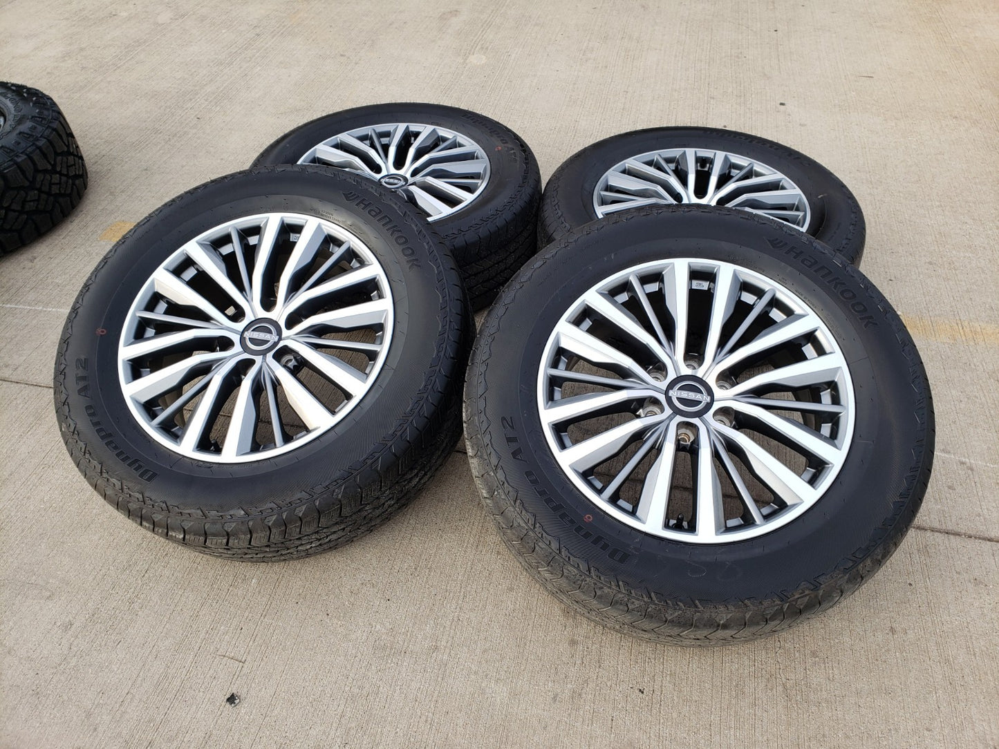 20" Nissan Titan Armada Infiniti QX80 OEM 62858 wheels rims 2023 2024 2025 2026