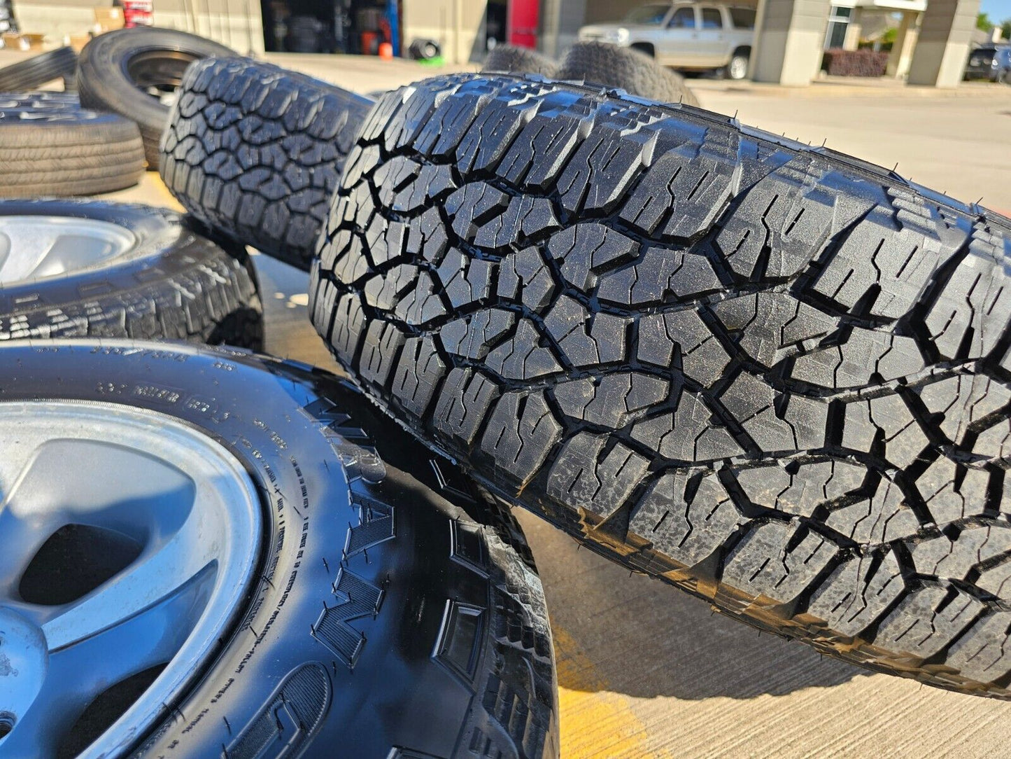 15" Chevy S10 Blazer Chevy wheels rims 5063 GMC NEW tires 5x120 5x4.75 2000 2004