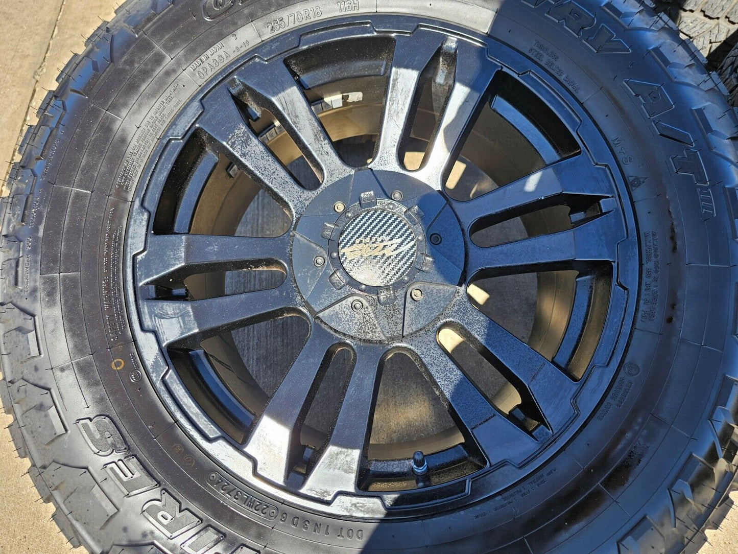 18x9 MB TKO wheels rims F-150 Chevy RAM 1500 Tacoma 6x139 6x135